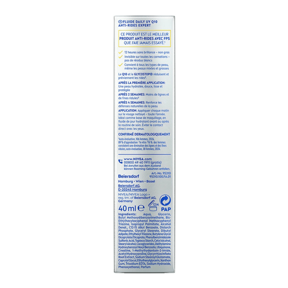 'Q10 Daily UV SPF50' Anti-Aging Fluid - 40 ml
