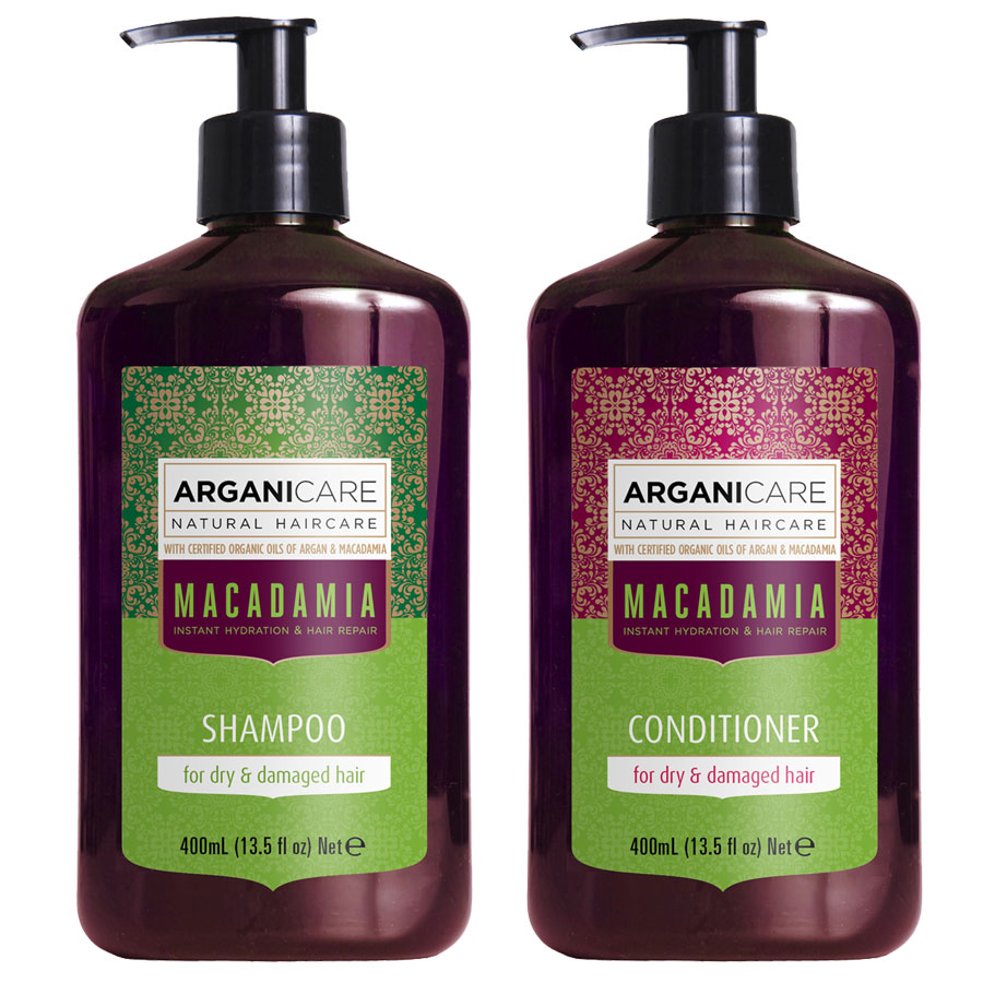 'Duo Macadamia Shampooing + Après-Shampooing' - 400 ml, 2 Pièces