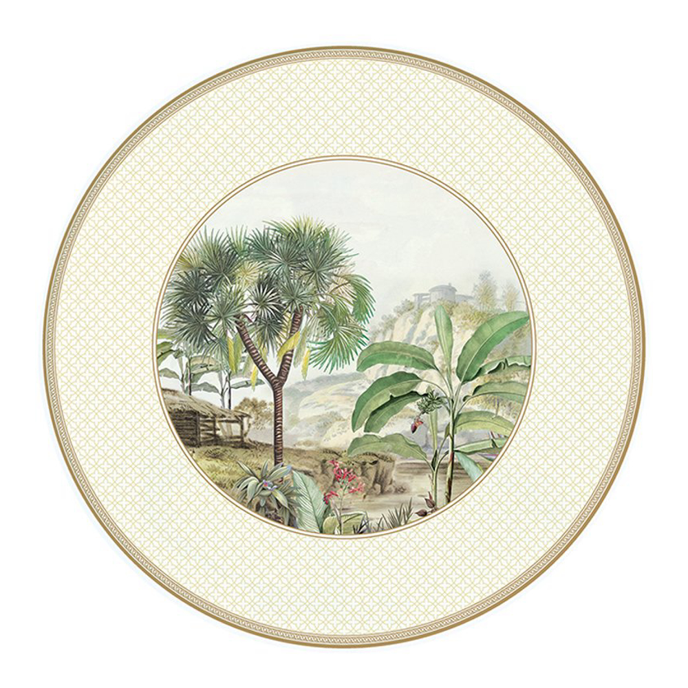 Kuchenplatte Ø 32 cm Mit Porzellanheber In Ceylon-Farbbox