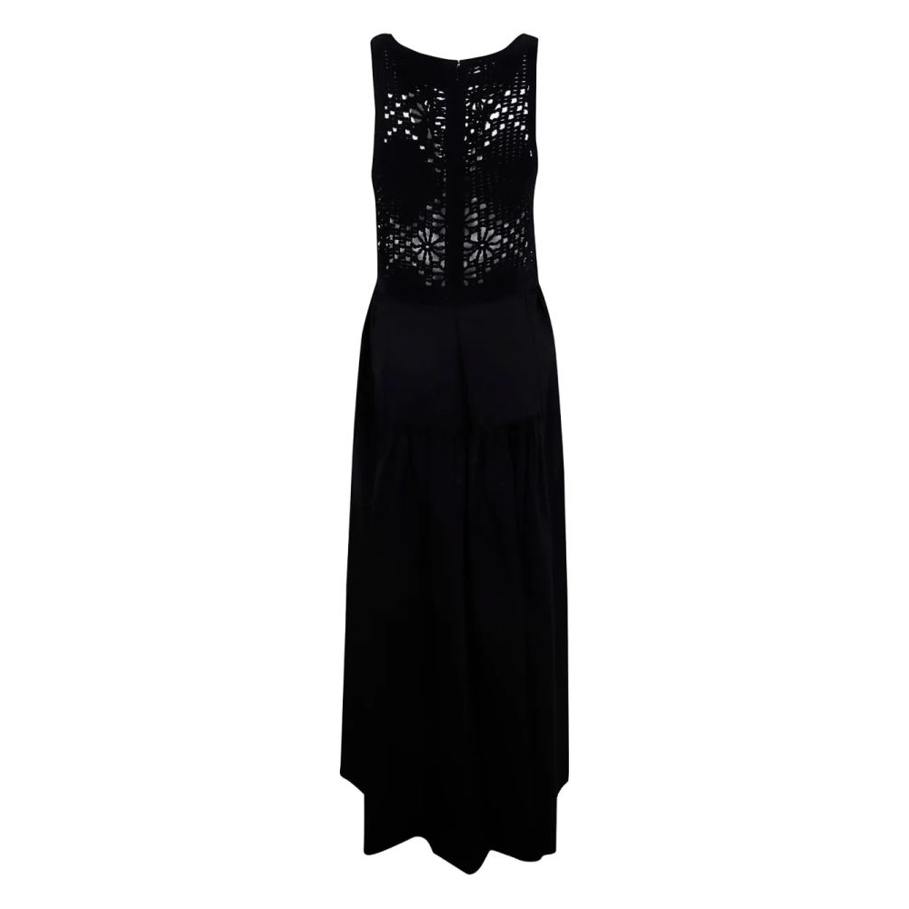 Women's 'Crochet-Panelled' Maxi Dress