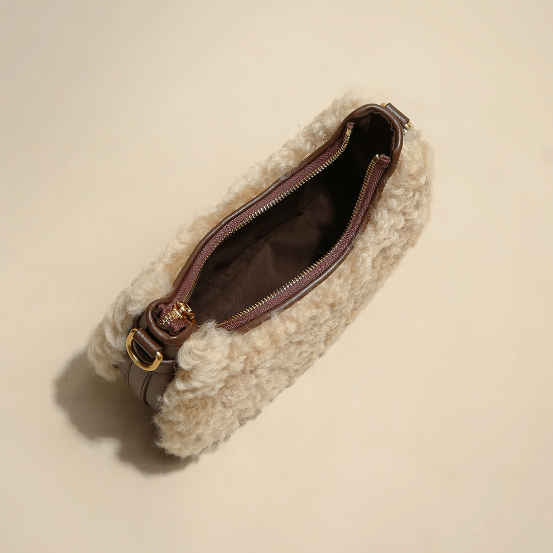 Women's 'Furry Mini Daily' Shoulder Bag