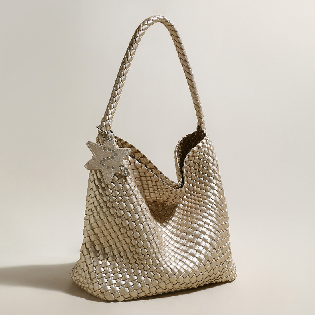 Women's 'Metallic Champagne' Tote Bag