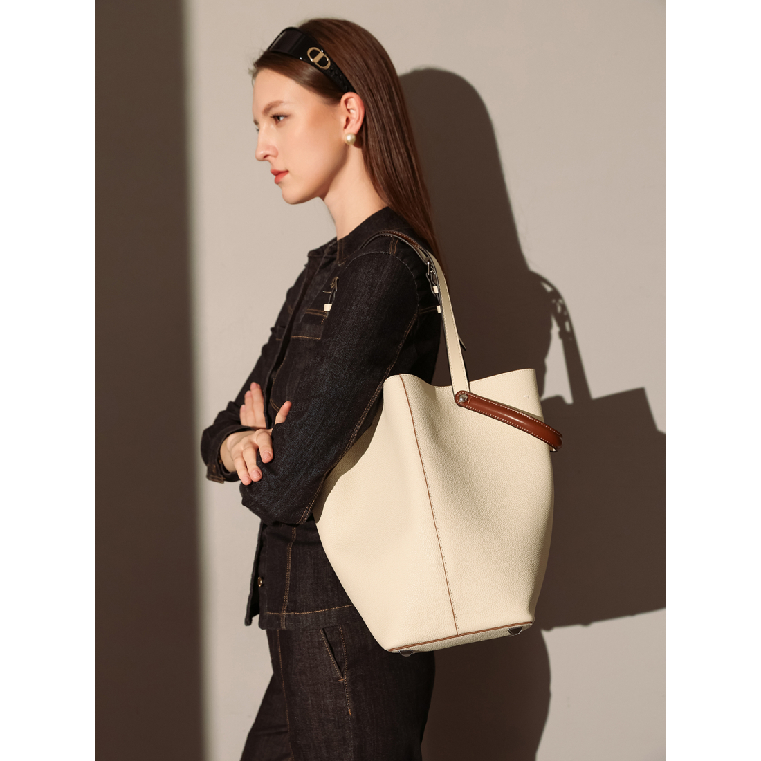 Women's 'Tropea Trapezoid' Tote Bag