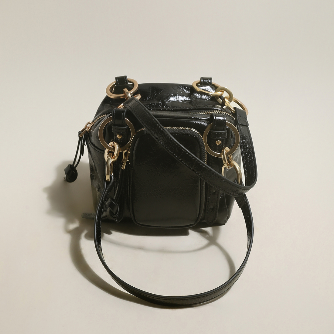 Women's 'Two Way Shiny Small' Shoulder Bag