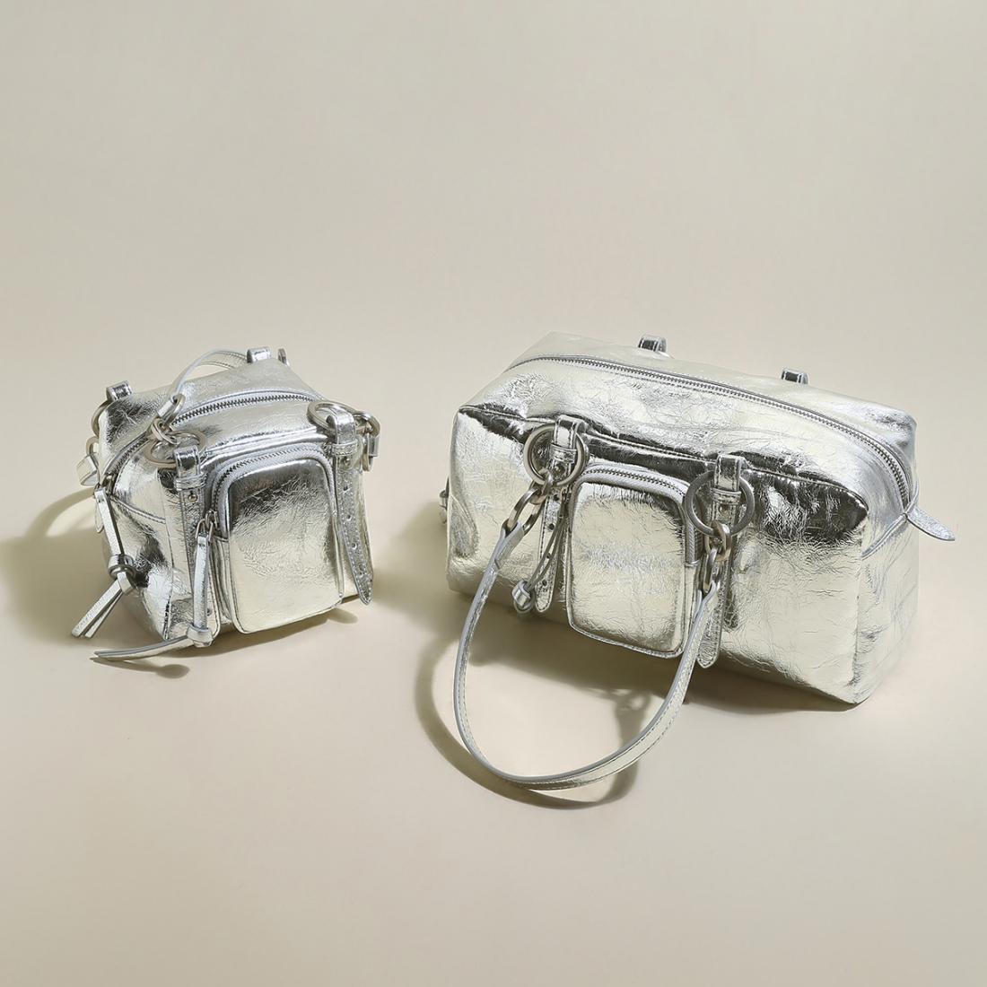 Women's 'Two Way Shiny Large' Shoulder Bag