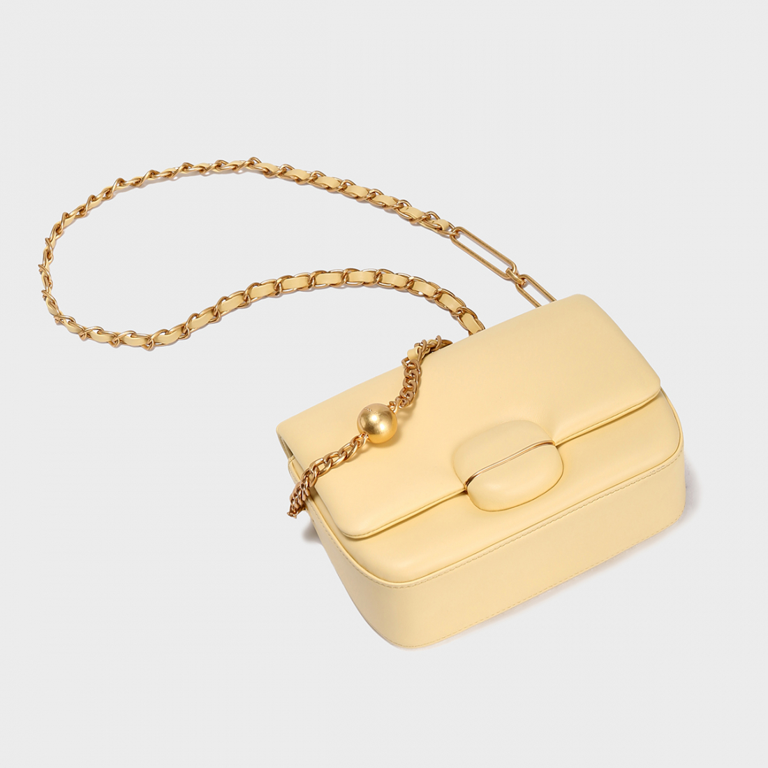 Women's 'Structured Buckle' Shoulder Bag