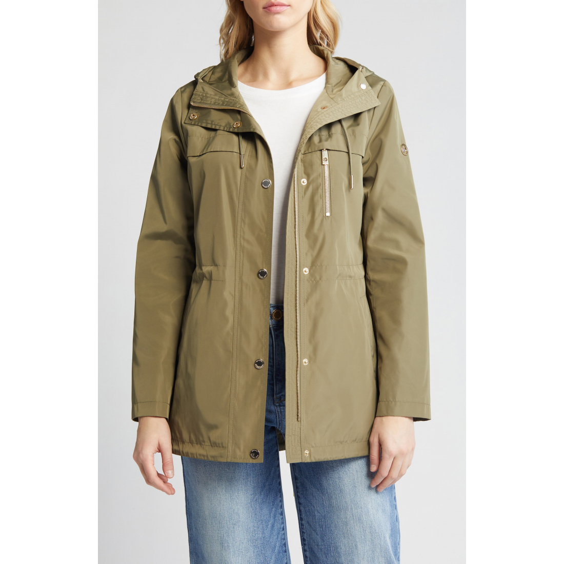 'Hooded' Wachsjacke für Damen