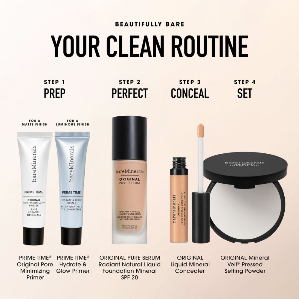 Fond de teint liquide 'Original Pure Serum Radiant Natural' - Medium Deep Neutral 4.5 30 ml