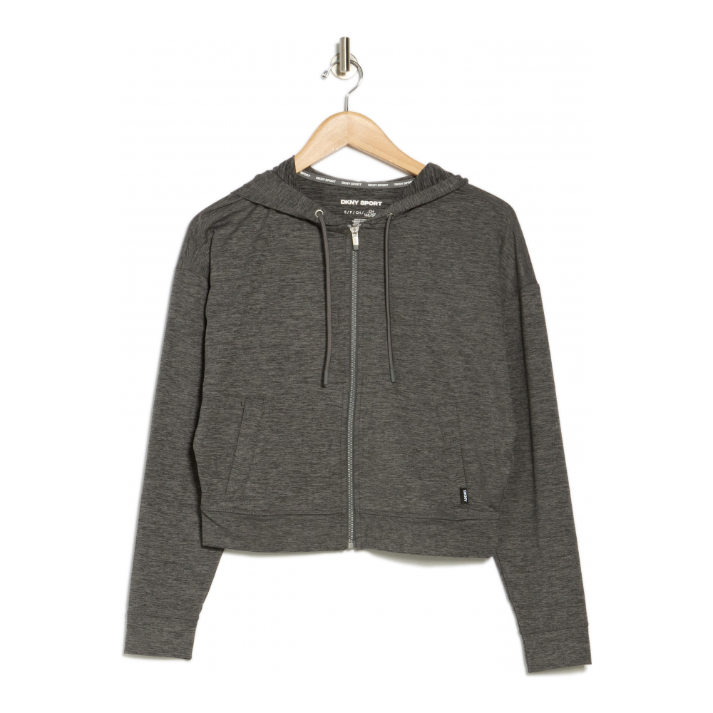 Sweatshirt à capuche  'Space Dye Full Zip Crop' pour Femmes