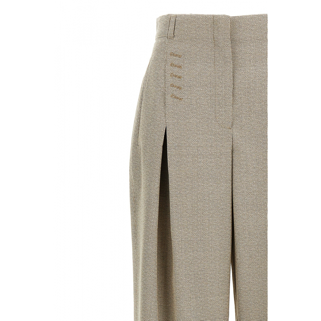Women's 'Micro Check' Trousers