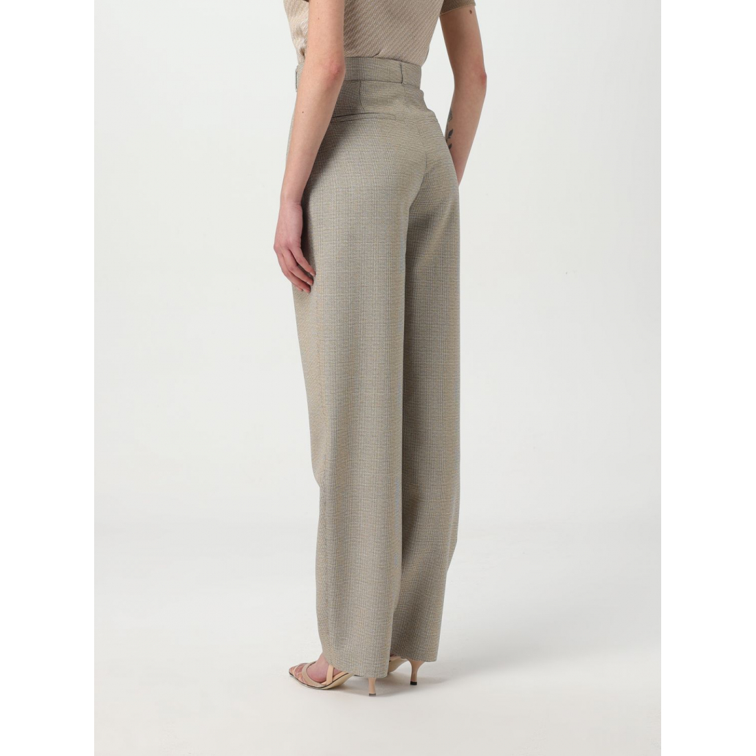 Women's 'Micro Check' Trousers