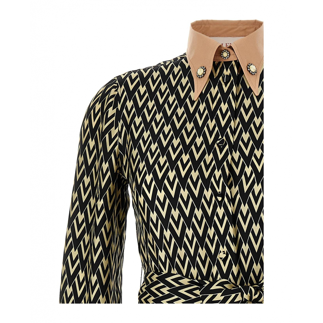 Robe Midi 'Toute La V Tweed' pour Femmes