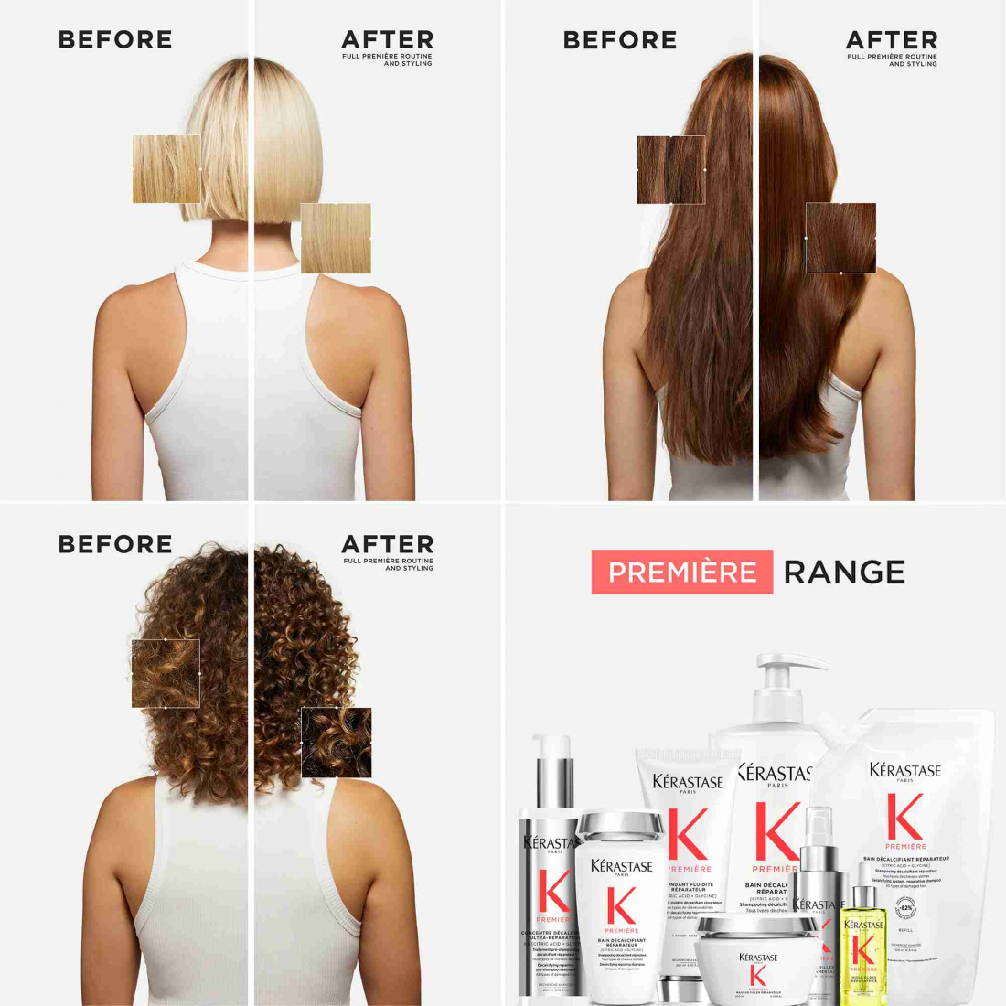 'Première Bain Décalcifiant Réparateur' Shampoo Nachfüllpackung - 500 ml