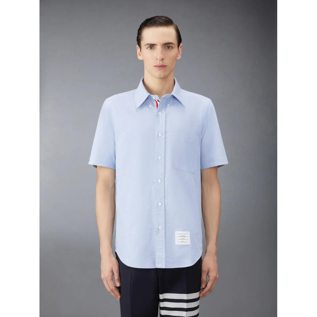 Chemise à manches courtes 'Button-Up' pour Hommes