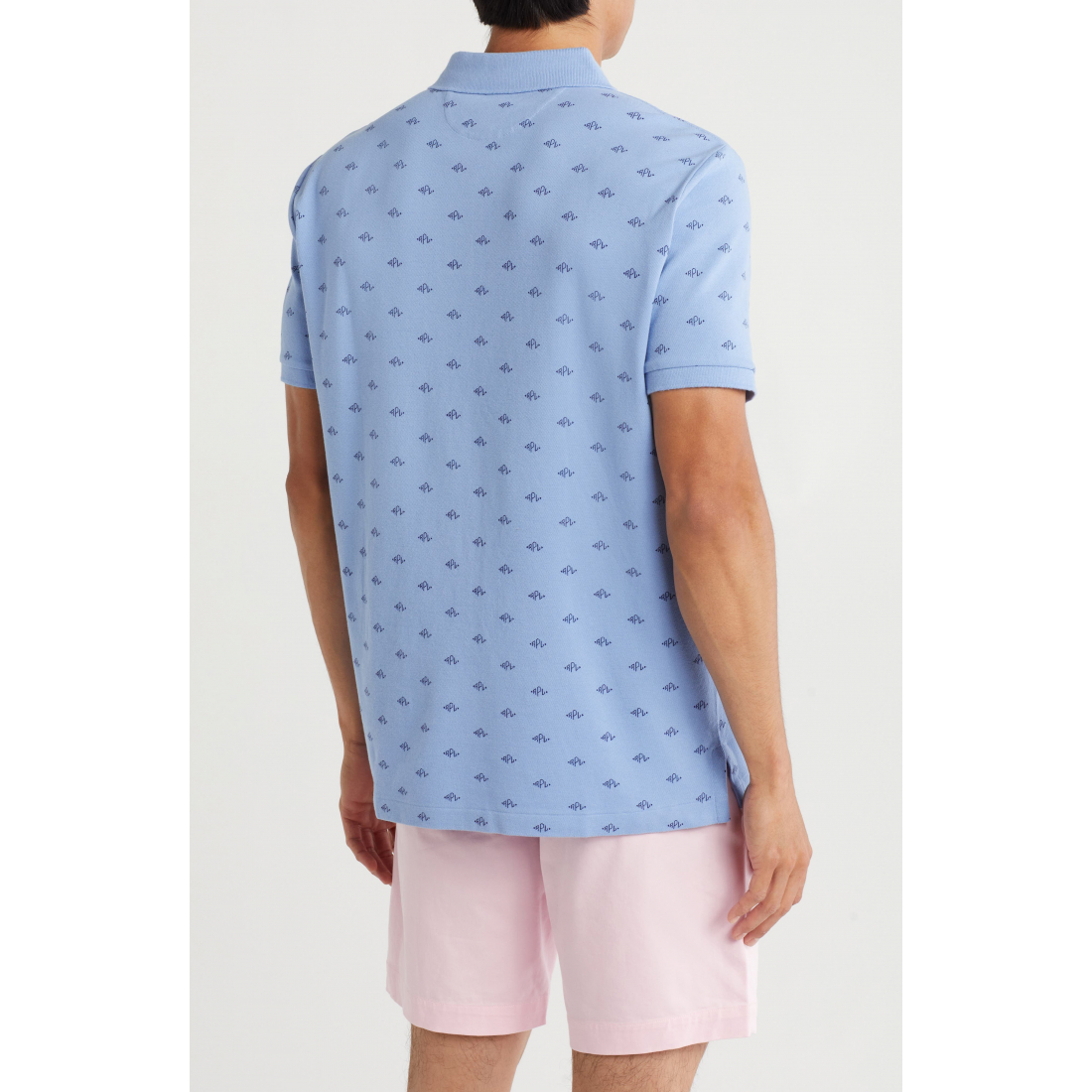 'Embroidered Mesh Cotton Oxford Polo' pour Hommes