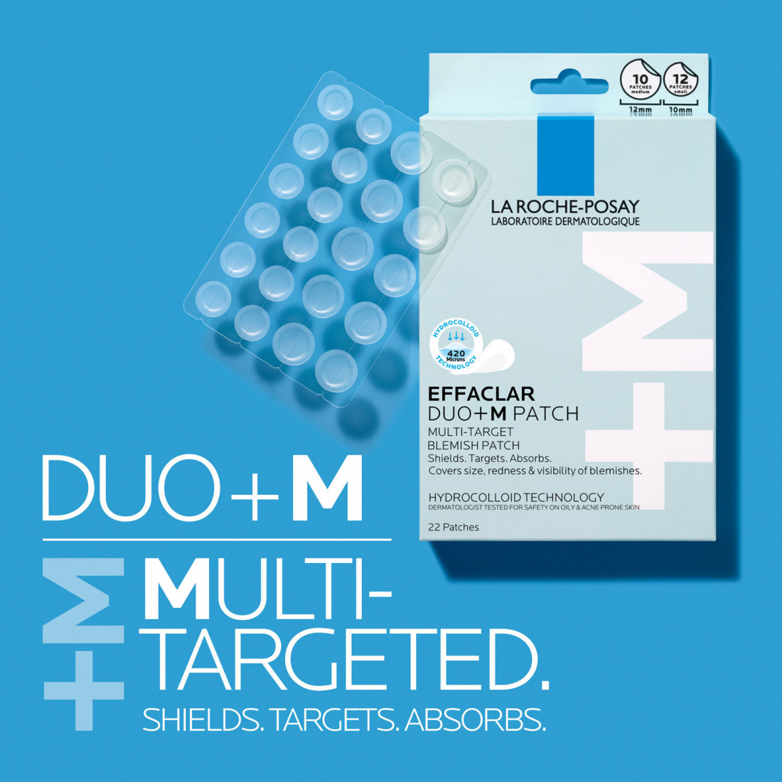 Patchs Anti-Imperfections 'Effaclar Duo+M' - 22 Pièces