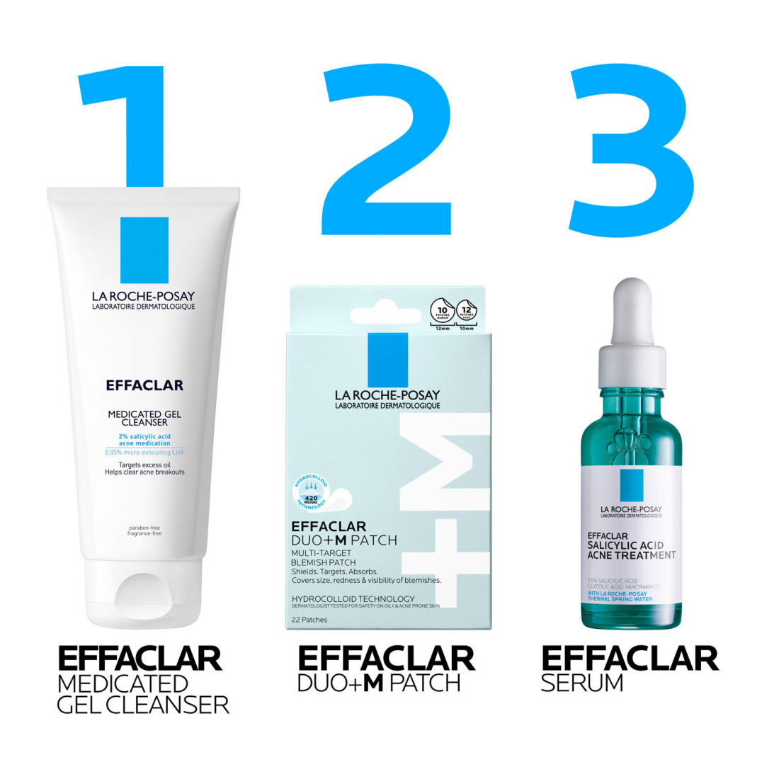 Patchs Anti-Imperfections 'Effaclar Duo+M' - 22 Pièces