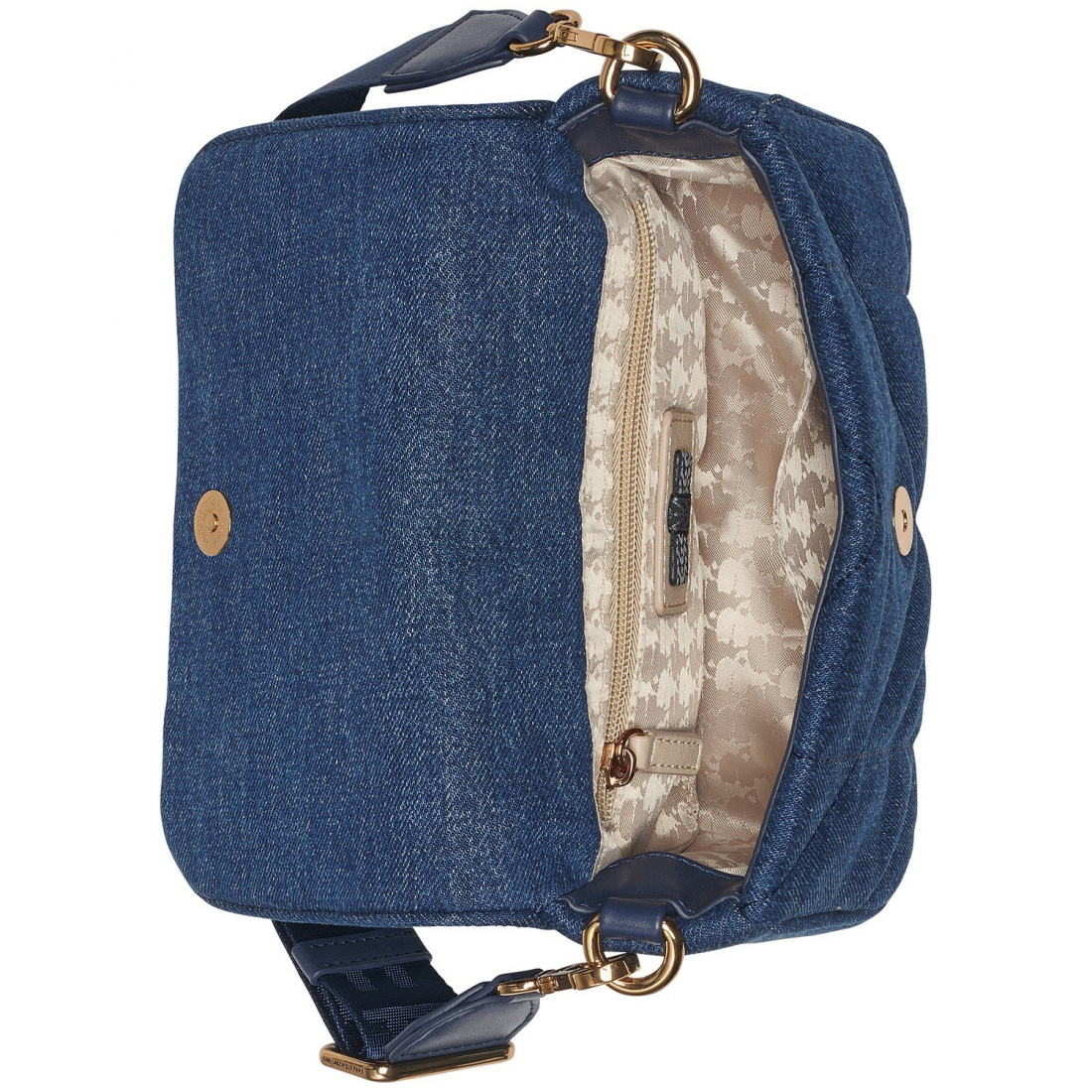 Women's 'Voyage Quilted Denim' Crossbody Bag