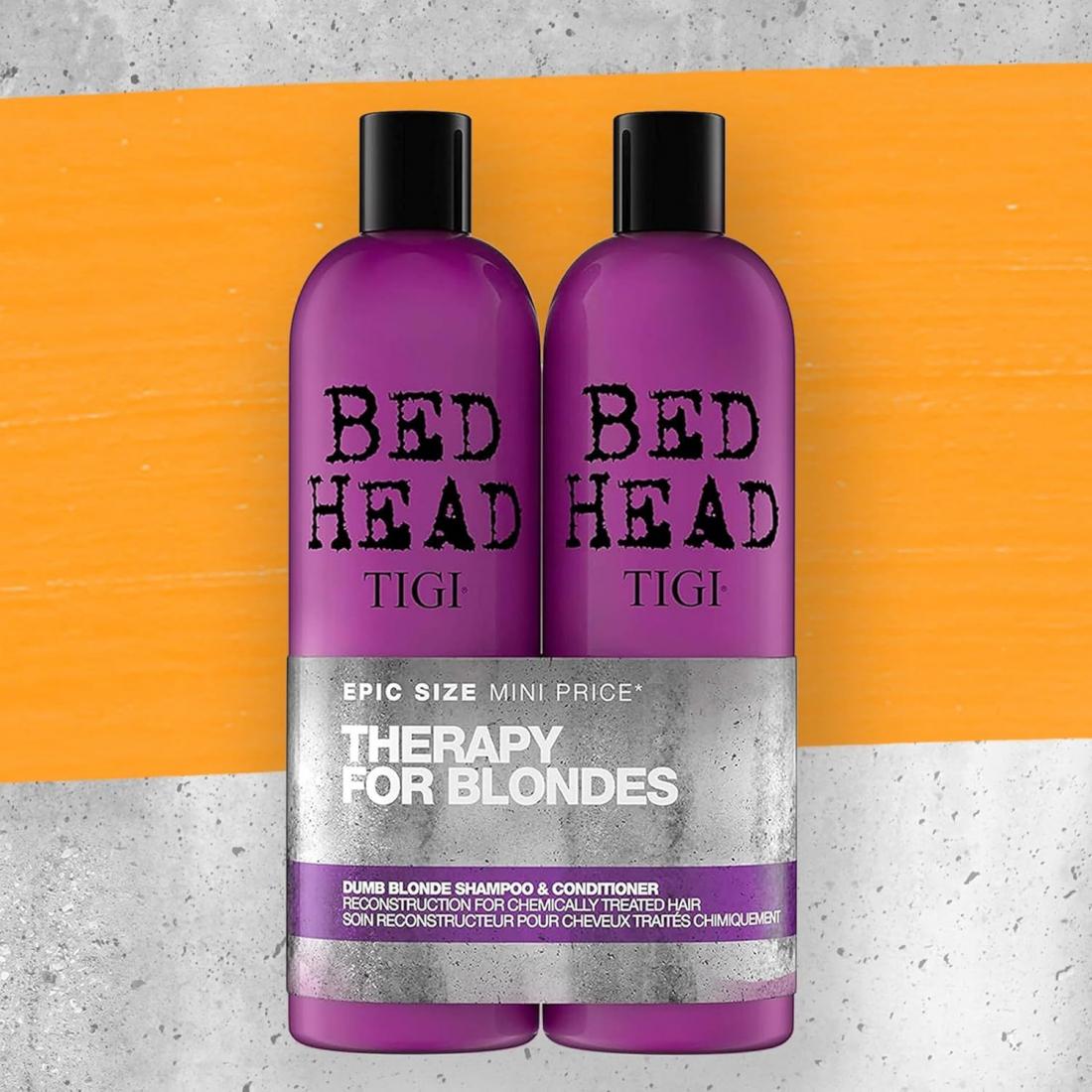 Shampoing & Après-shampoing 'Bed Head Dumb Blonde' pour Cheveux blonds - 750 ml