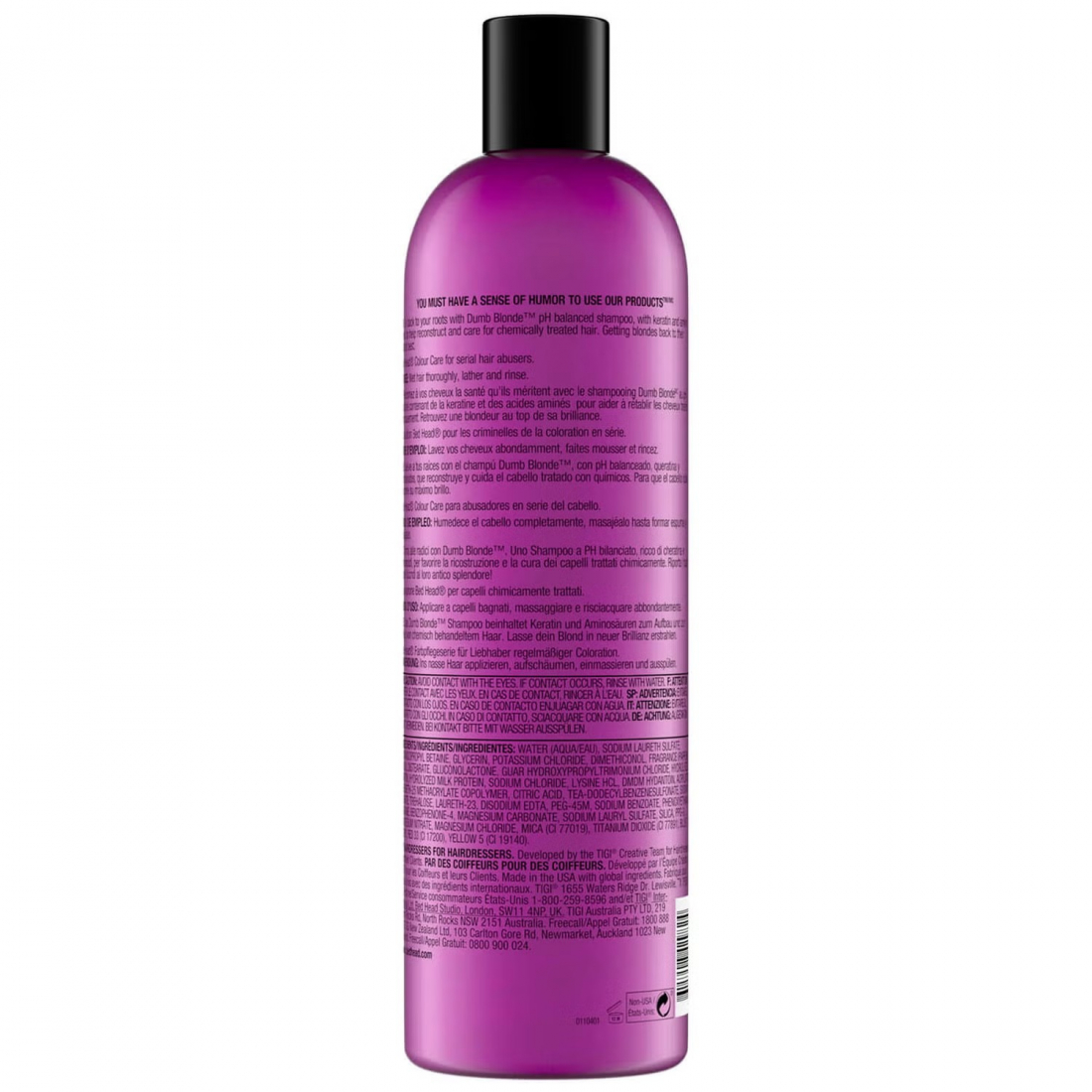 Shampoing 'Bed Head Dumb Blonde' - 750 ml