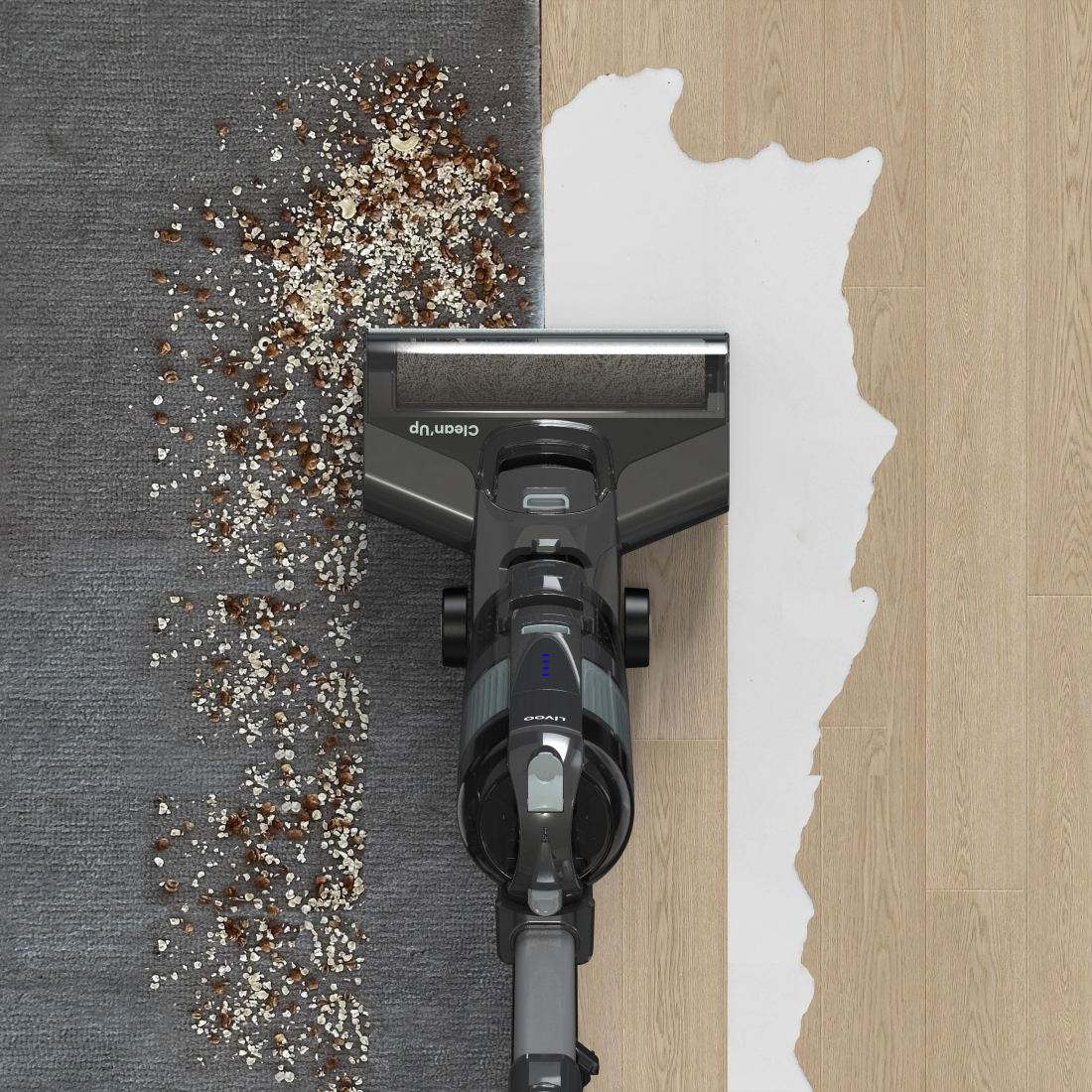 Clean’Up Corded Broom Vacuum Cleaner