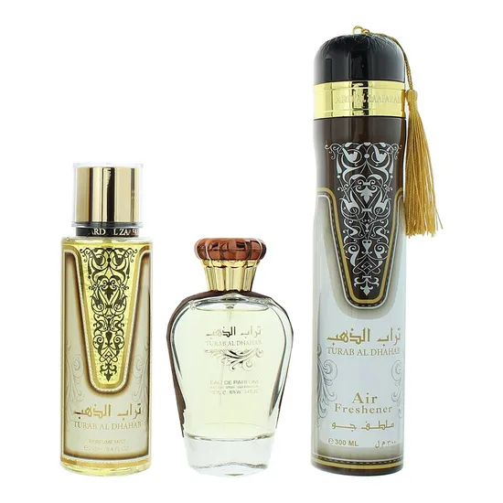 Coffret de parfum 'Turab Al Dhahab' - 3 Pièces