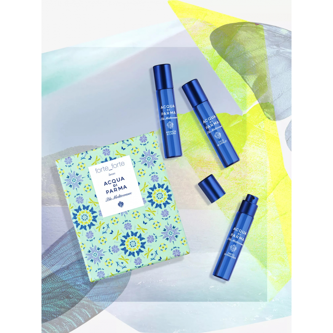 Coffret de parfum 'Blu Mediterraneo forte_forte' - 12 ml, 3 Pièces