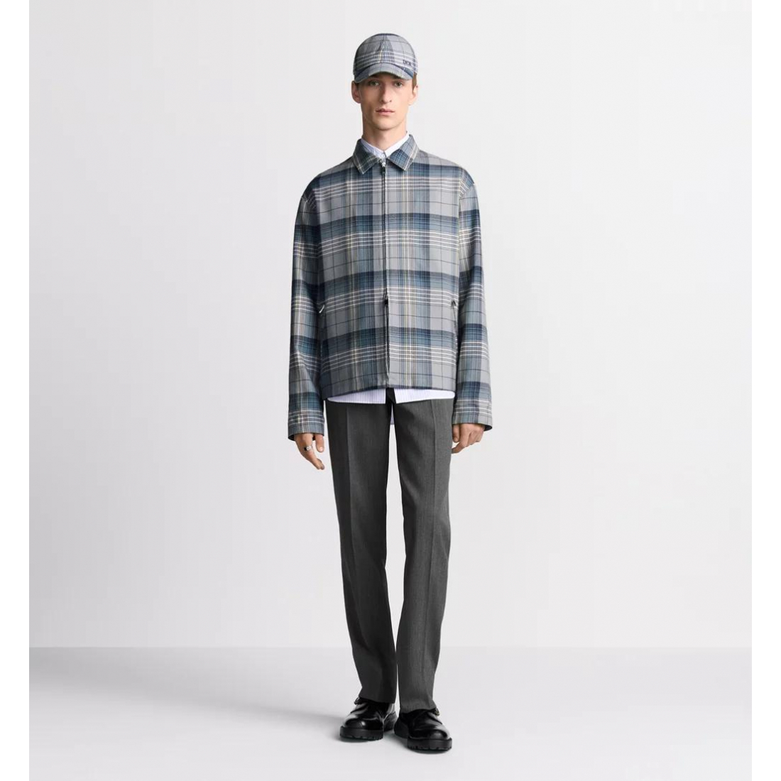 Chemise 'Checkered Zipped' pour Hommes