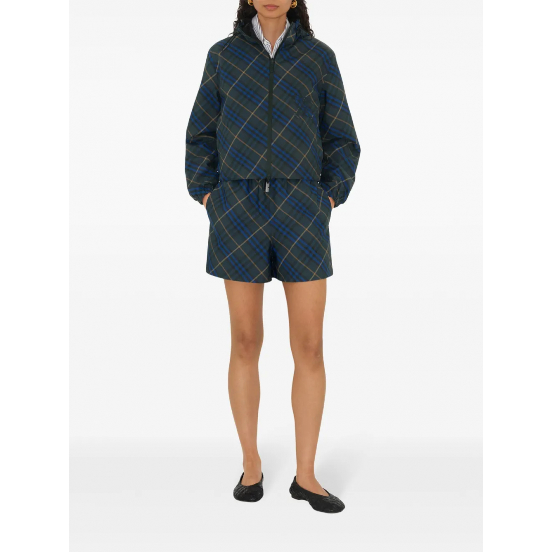 Veste de pluie 'Reversible Check' pour Femmes