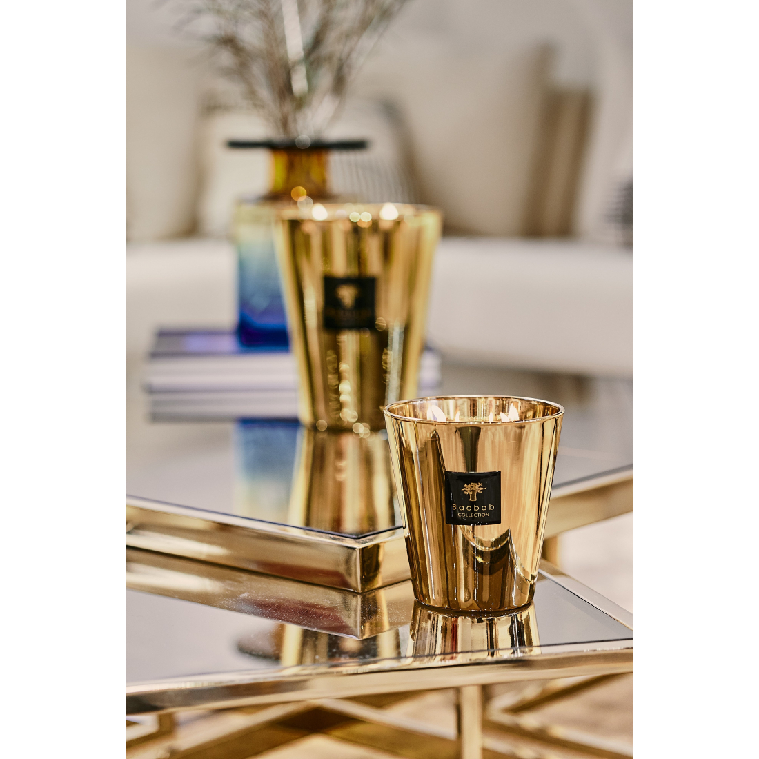 Bougie parfumée 'Les Exclusives Aurum Max 8' - 600 g