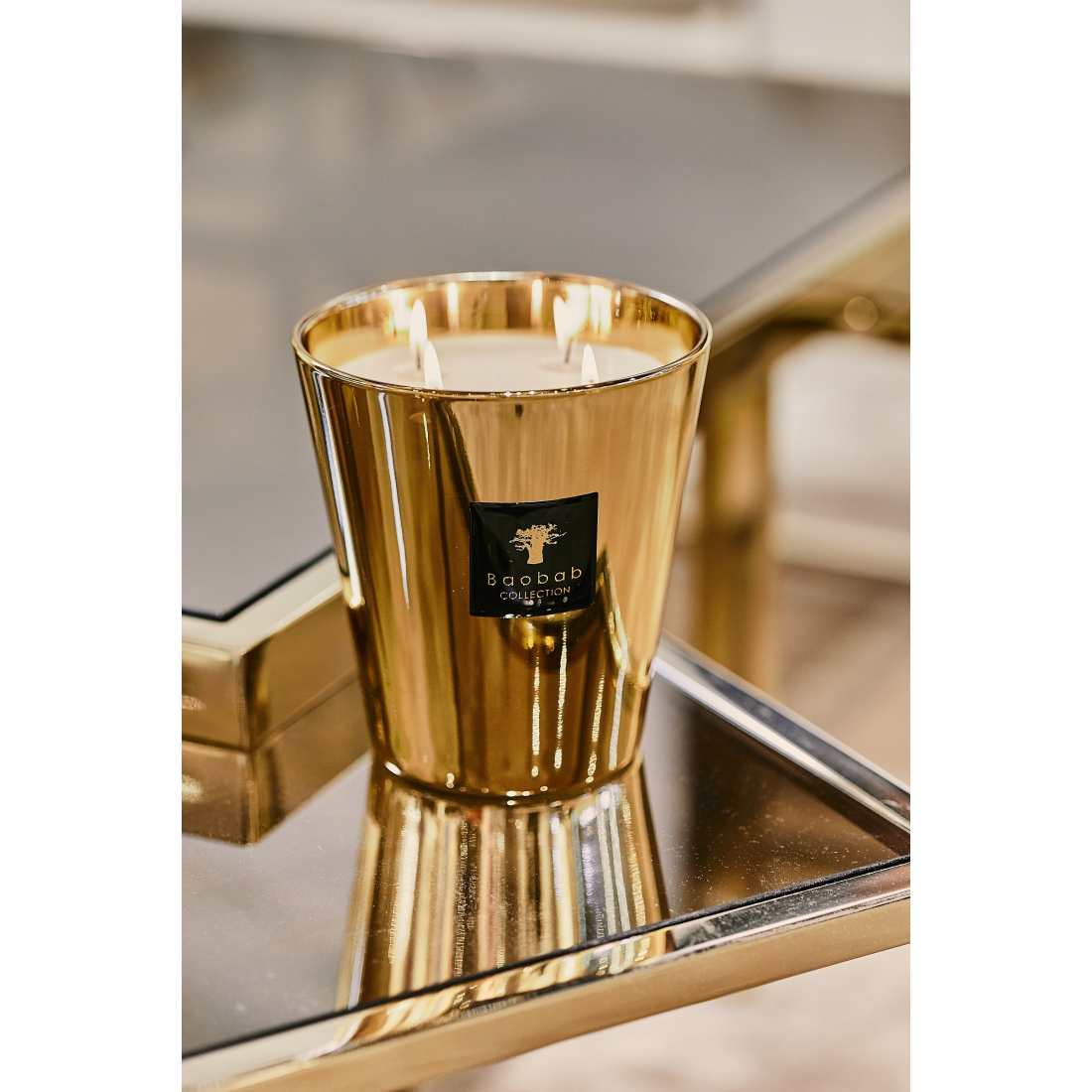 Bougie parfumée 'Les Exclusives Aurum Max 8' - 600 g