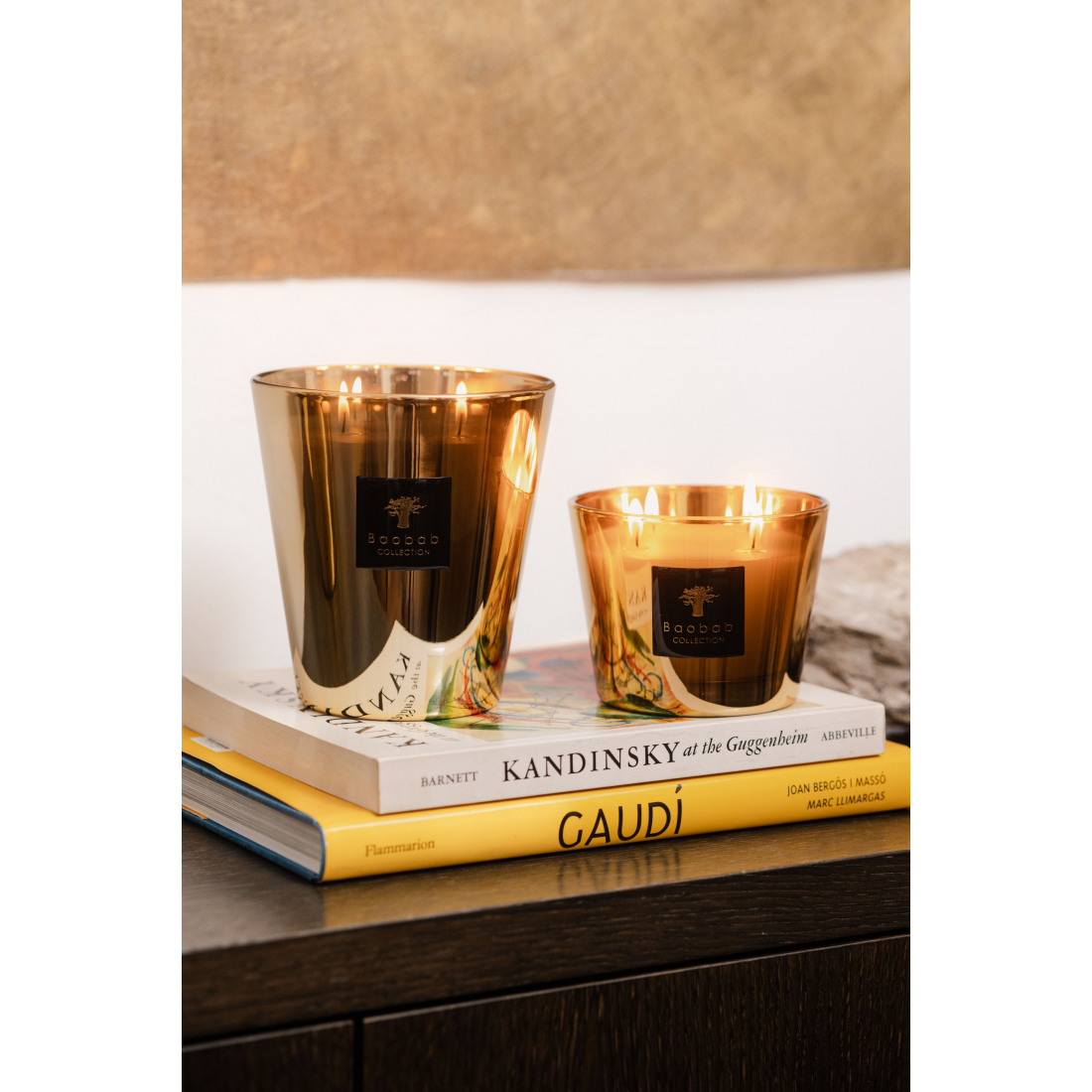 Bougie parfumée 'Les Exclusives Aurum Max 8' - 600 g