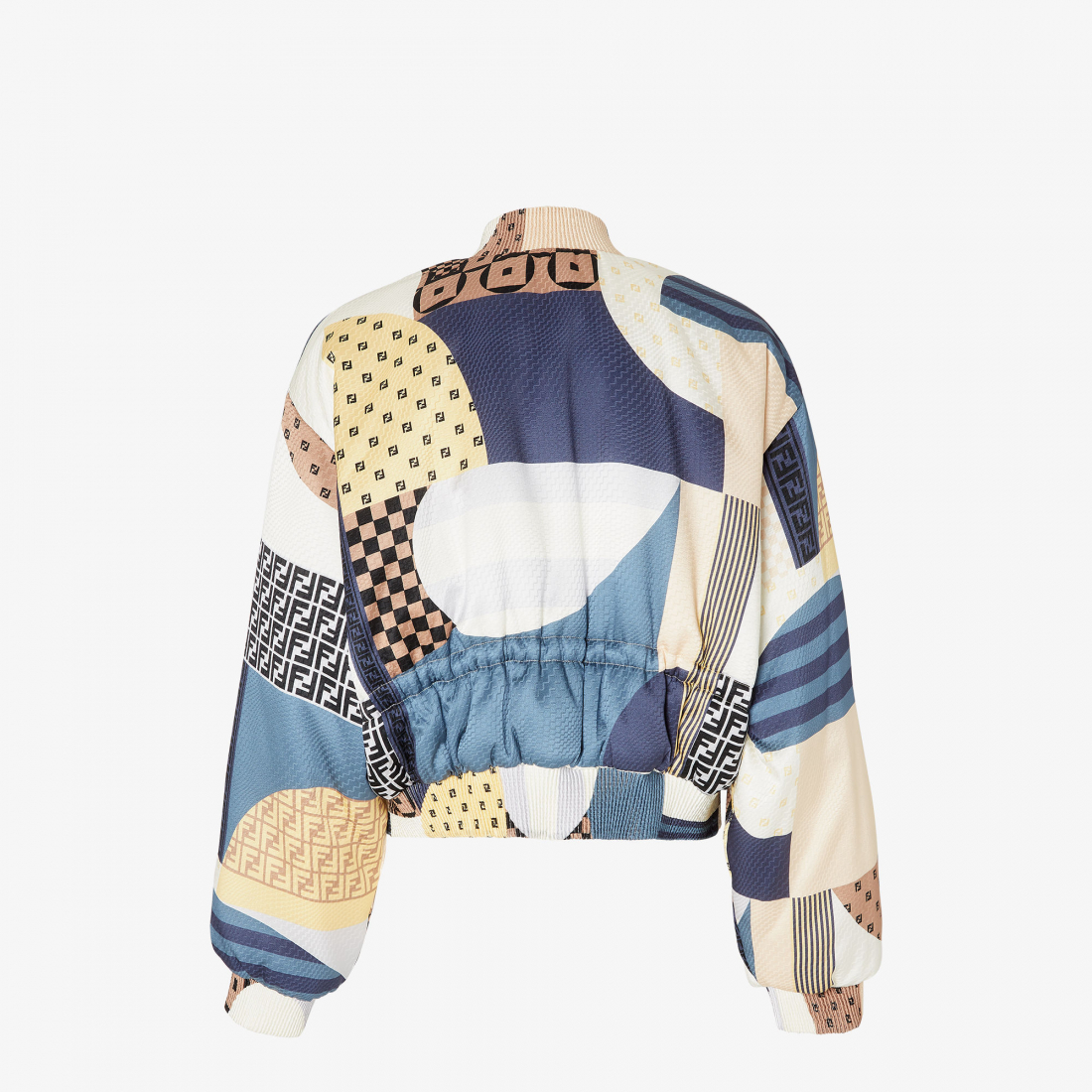 Women's 'Reversible With Patchwork Print' Bomber Jacket