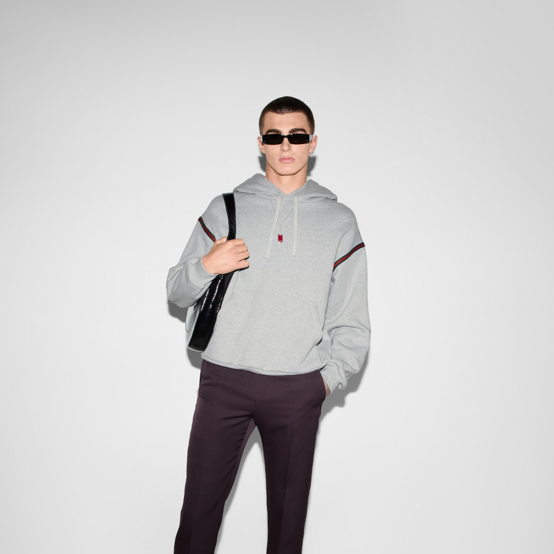 Sweatshirt à capuche  'With Web' pour Hommes