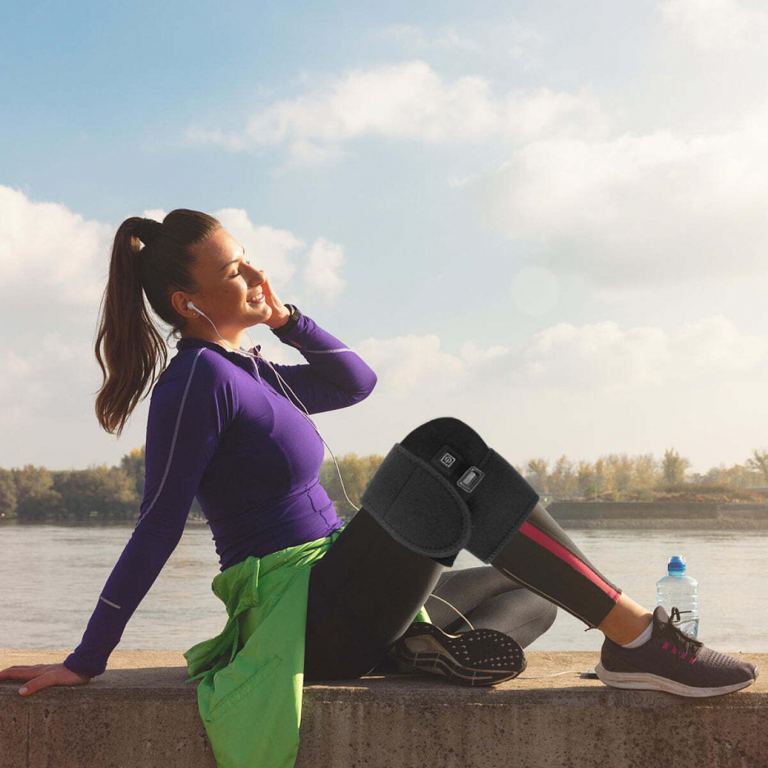 'Heating Thermotherapy' Knieschiene