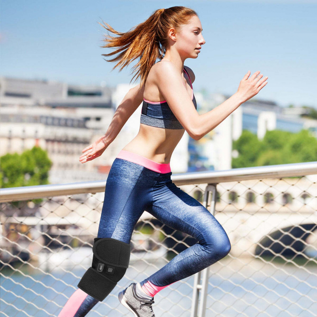 'Heating Thermotherapy' Knieschiene