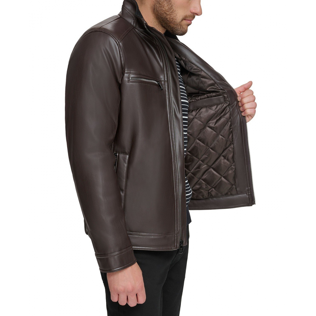 Perfecto 'Faux Leather' pour Hommes