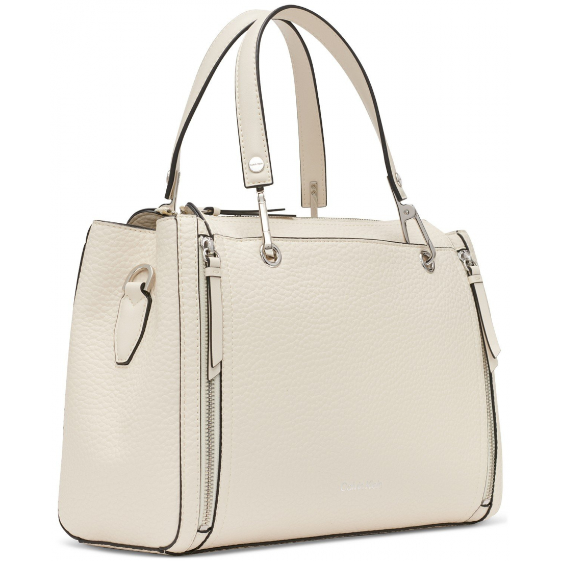 Women's 'Garnet Triple Compartment Top Zipper' Satchel