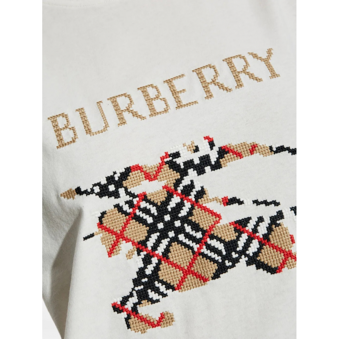 T-shirt 'Check-Motif Graphic' pour Femmes