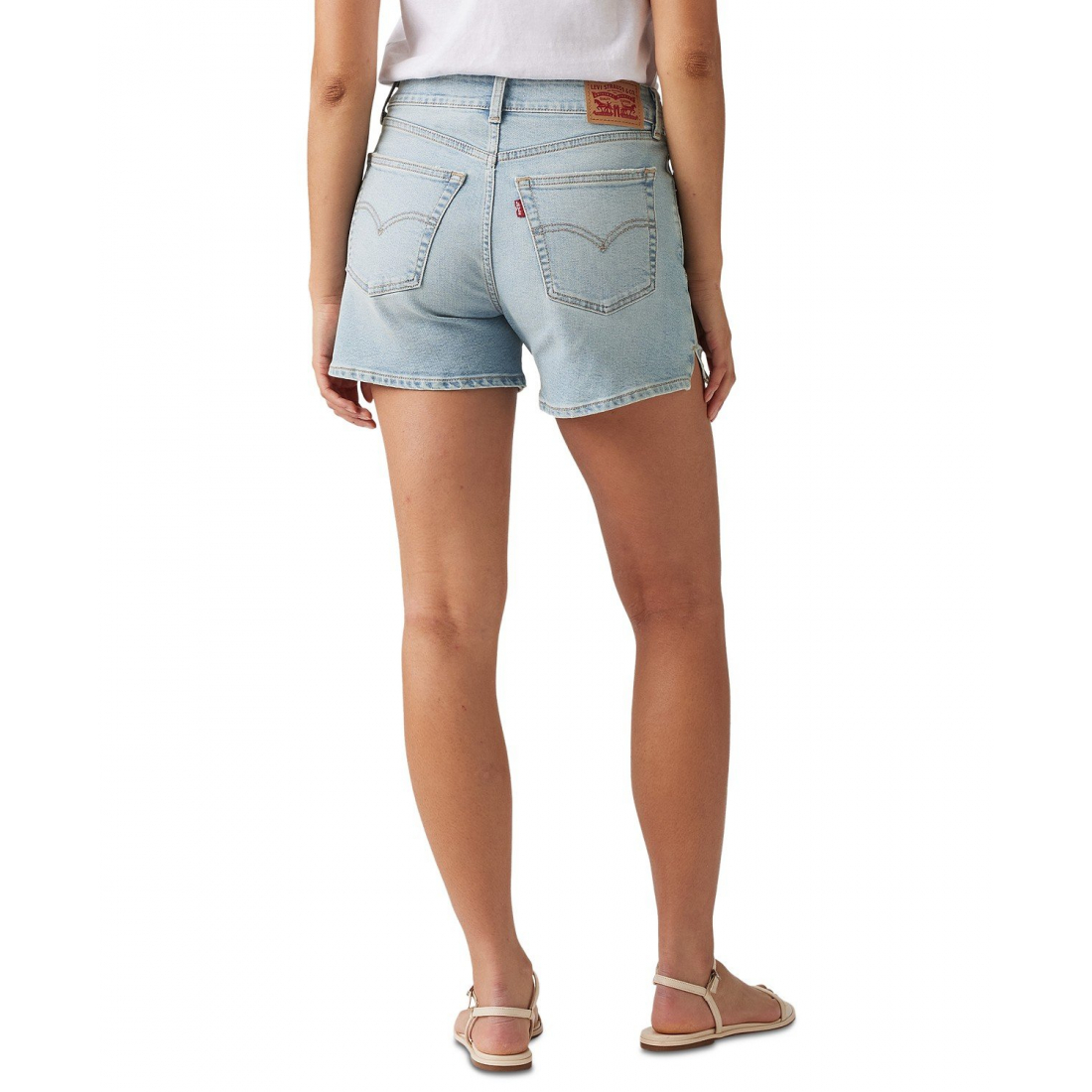 Short en jean 'Mid-Rise A-Line' pour Femmes