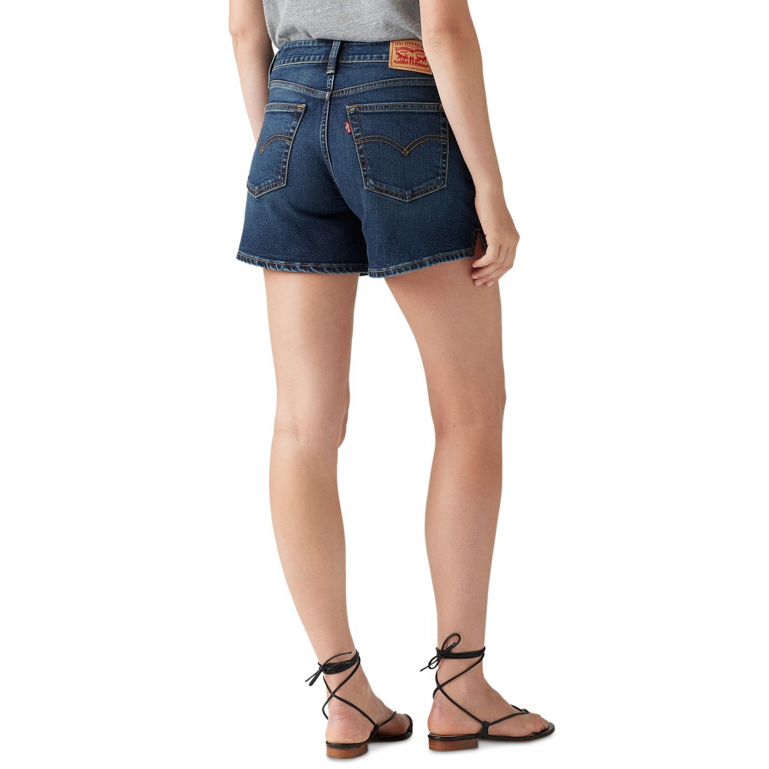 Short en jean 'Mid-Rise A-Line' pour Femmes
