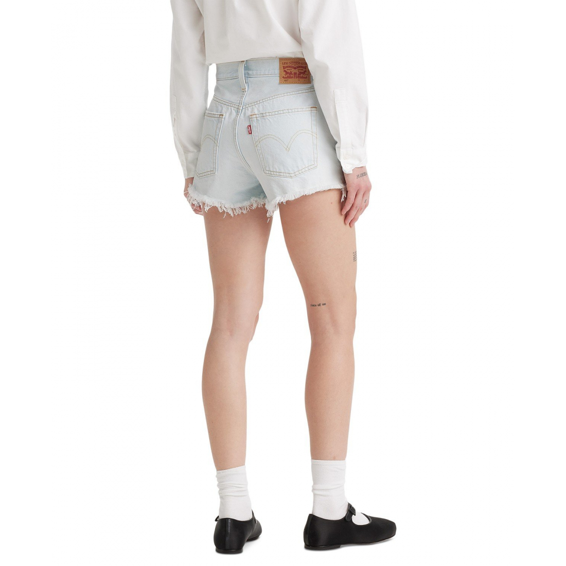 Women's '501 Button Fly High-Rise' Denim Shorts