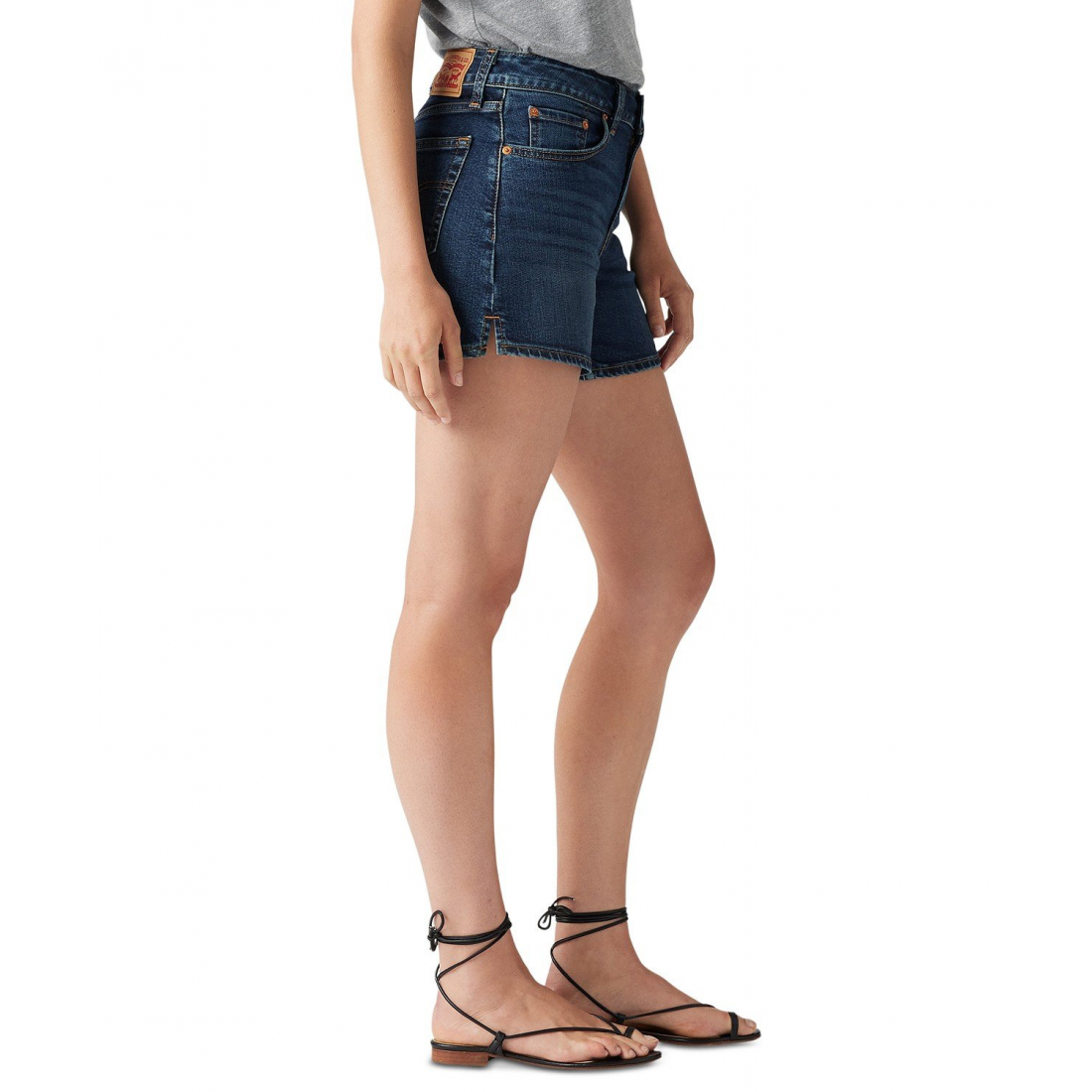 Short en jean 'Mid-Rise A-Line' pour Femmes