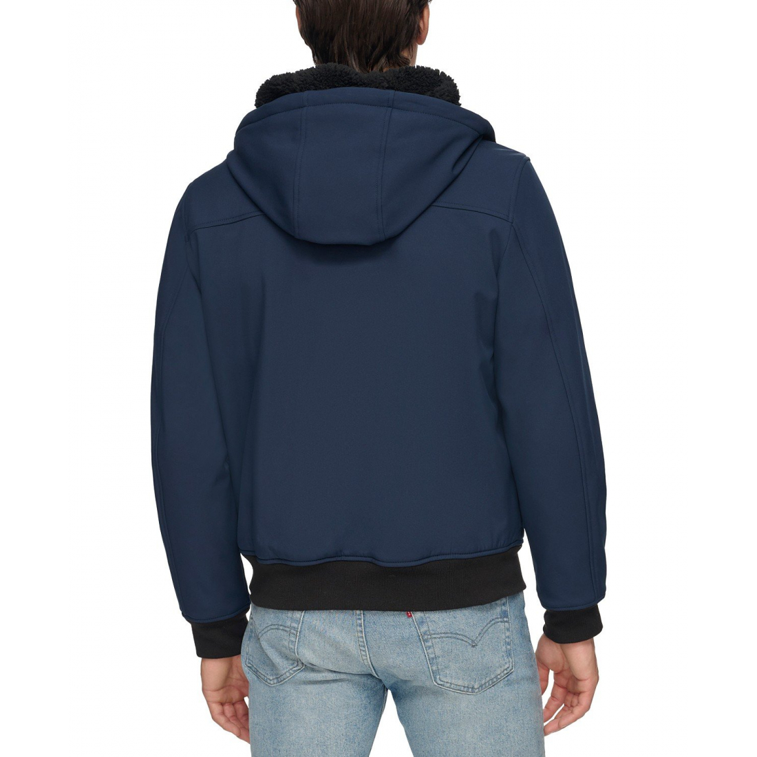 Veste de pluie 'Soft Shell Sherpa Lined Hooded' pour Hommes