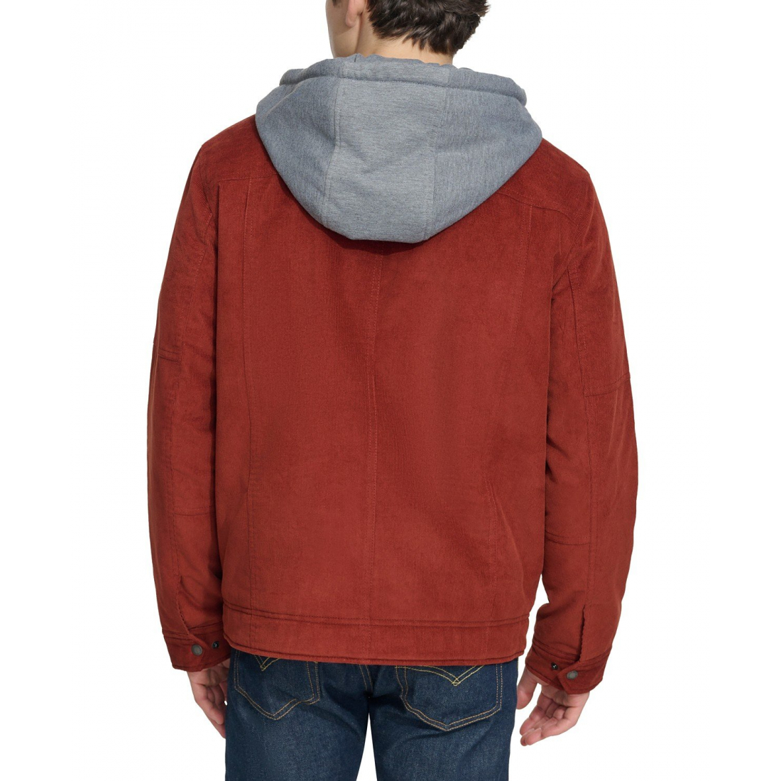 Men's 'Hooded Corduroy Zip' Jacket