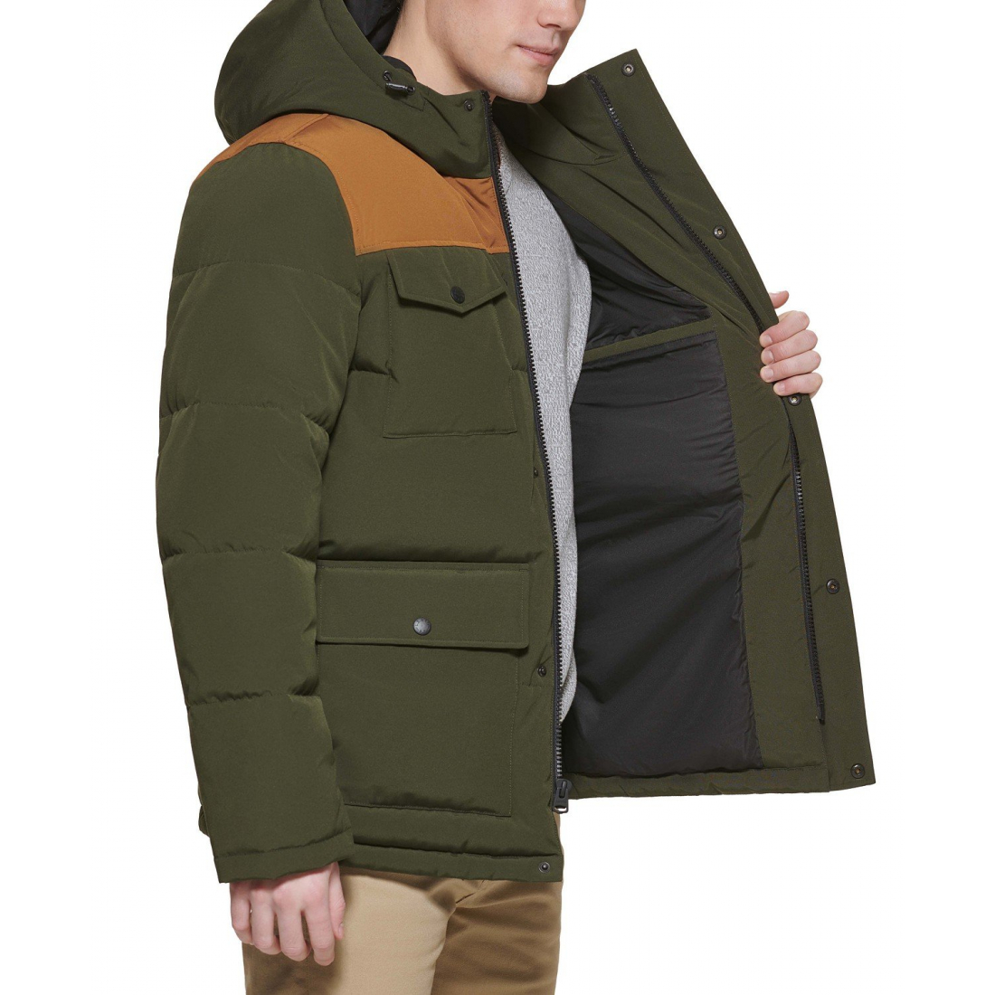 Veste matelassée 'Four Pocket Parka Hoody' pour Hommes