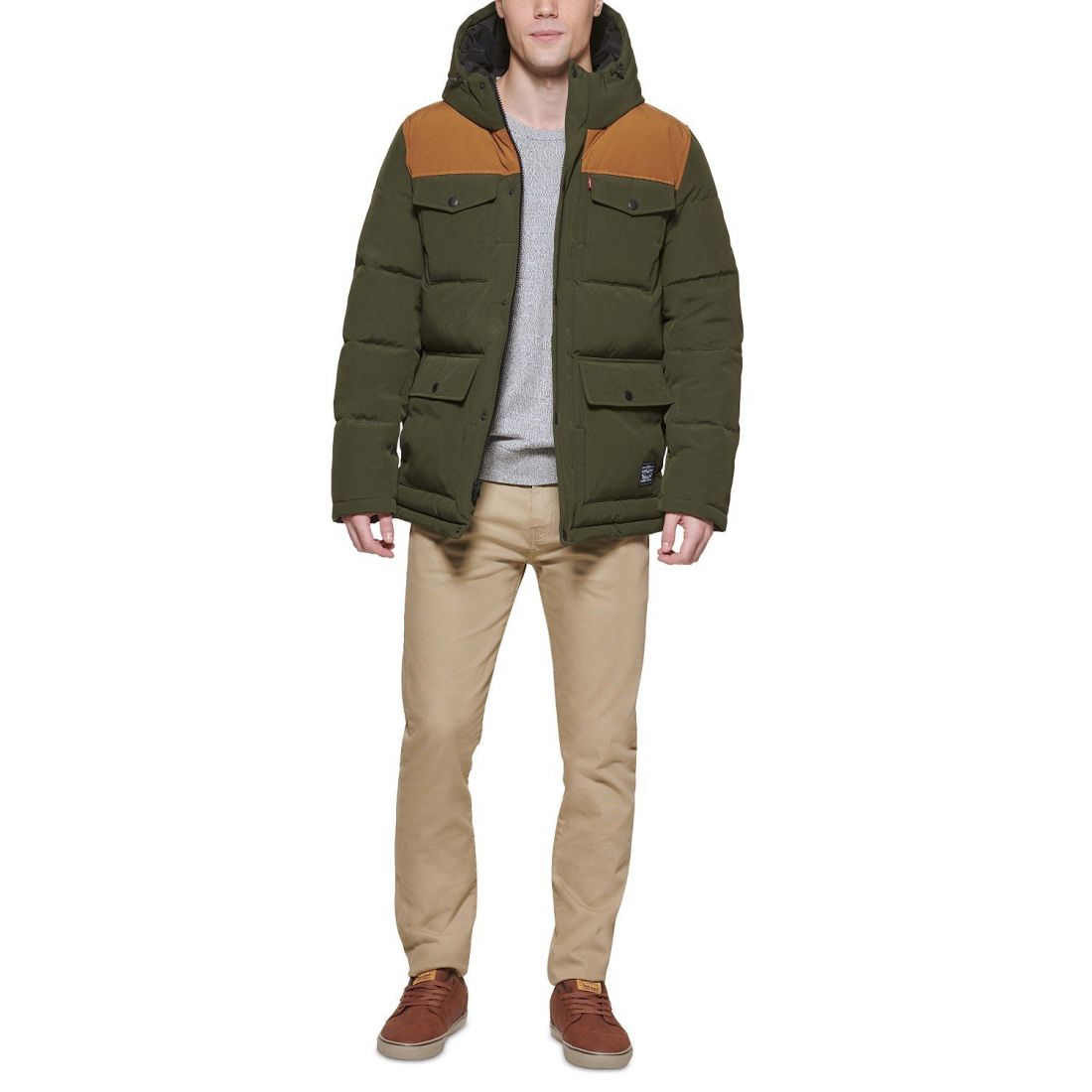 Veste matelassée 'Four Pocket Parka Hoody' pour Hommes