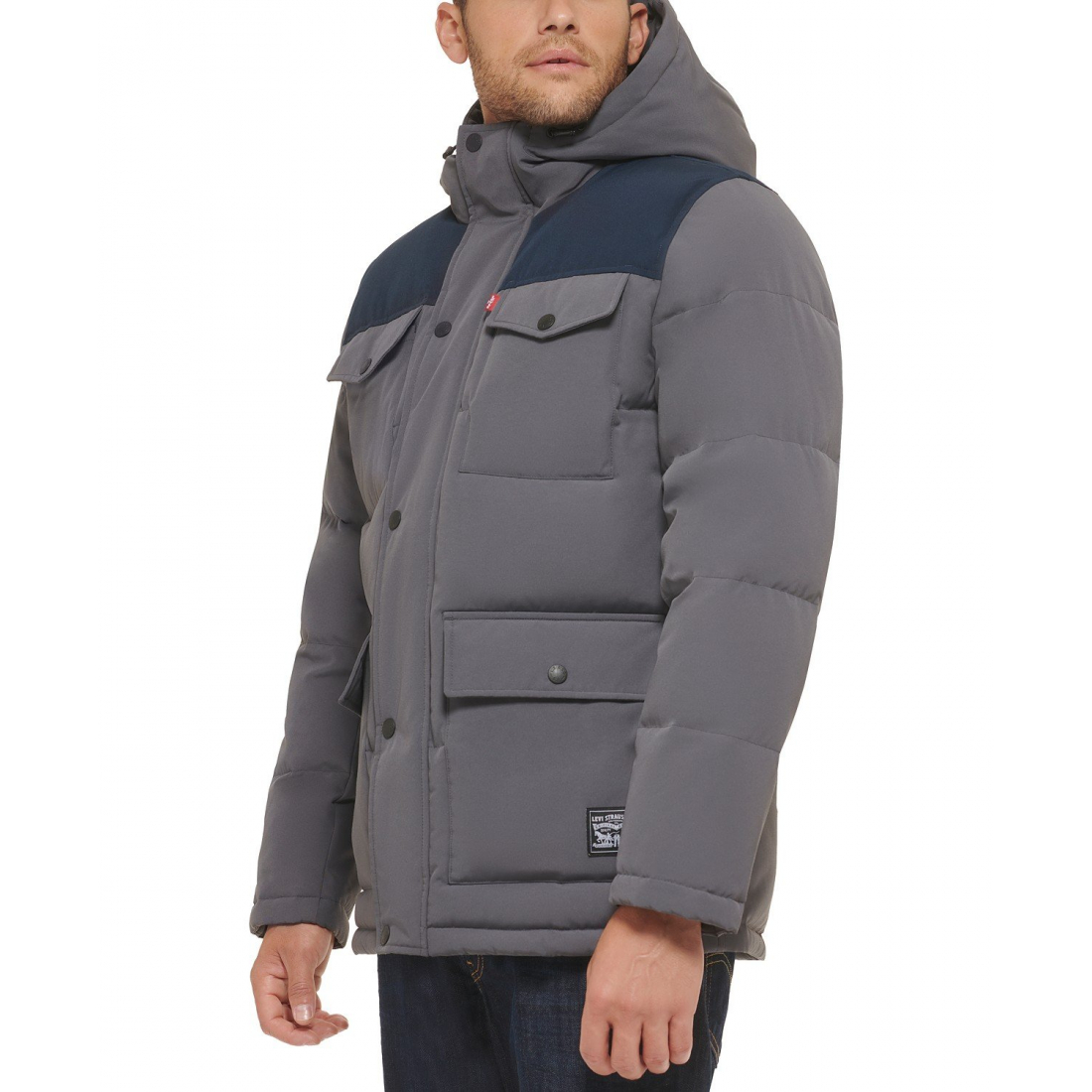 Veste matelassée 'Four Pocket Parka Hoody' pour Hommes