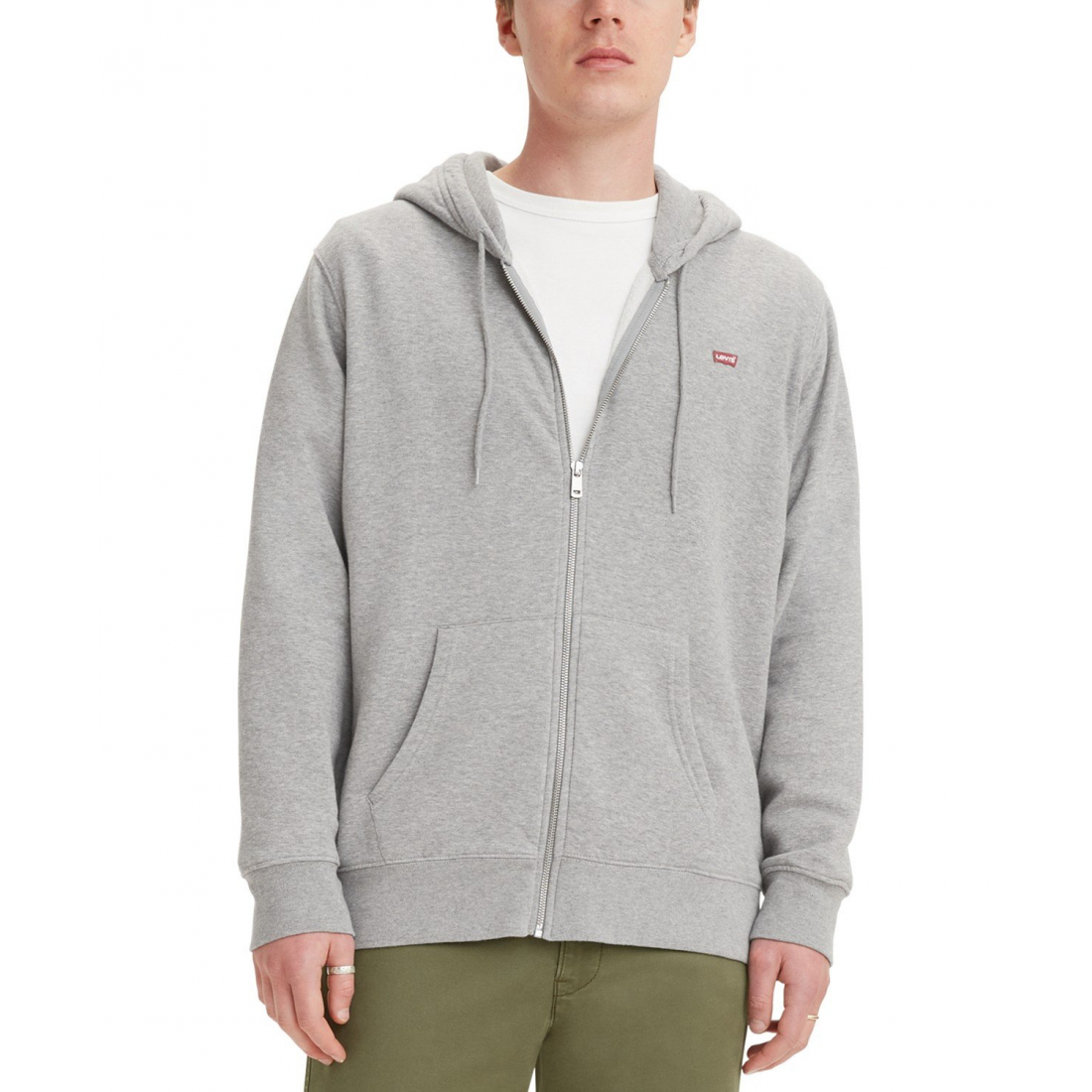 Men's 'Non-Graphic Zip-Up Standard Fit' Hoodie