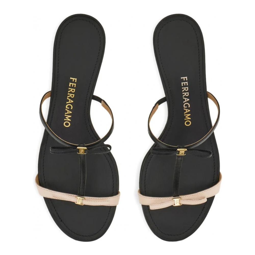 Sandales à talon 'Bow T-Strap Kitten-Heel' pour Femmes